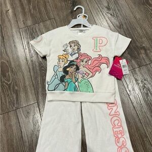 NWT Disney Princess White and Pink Set